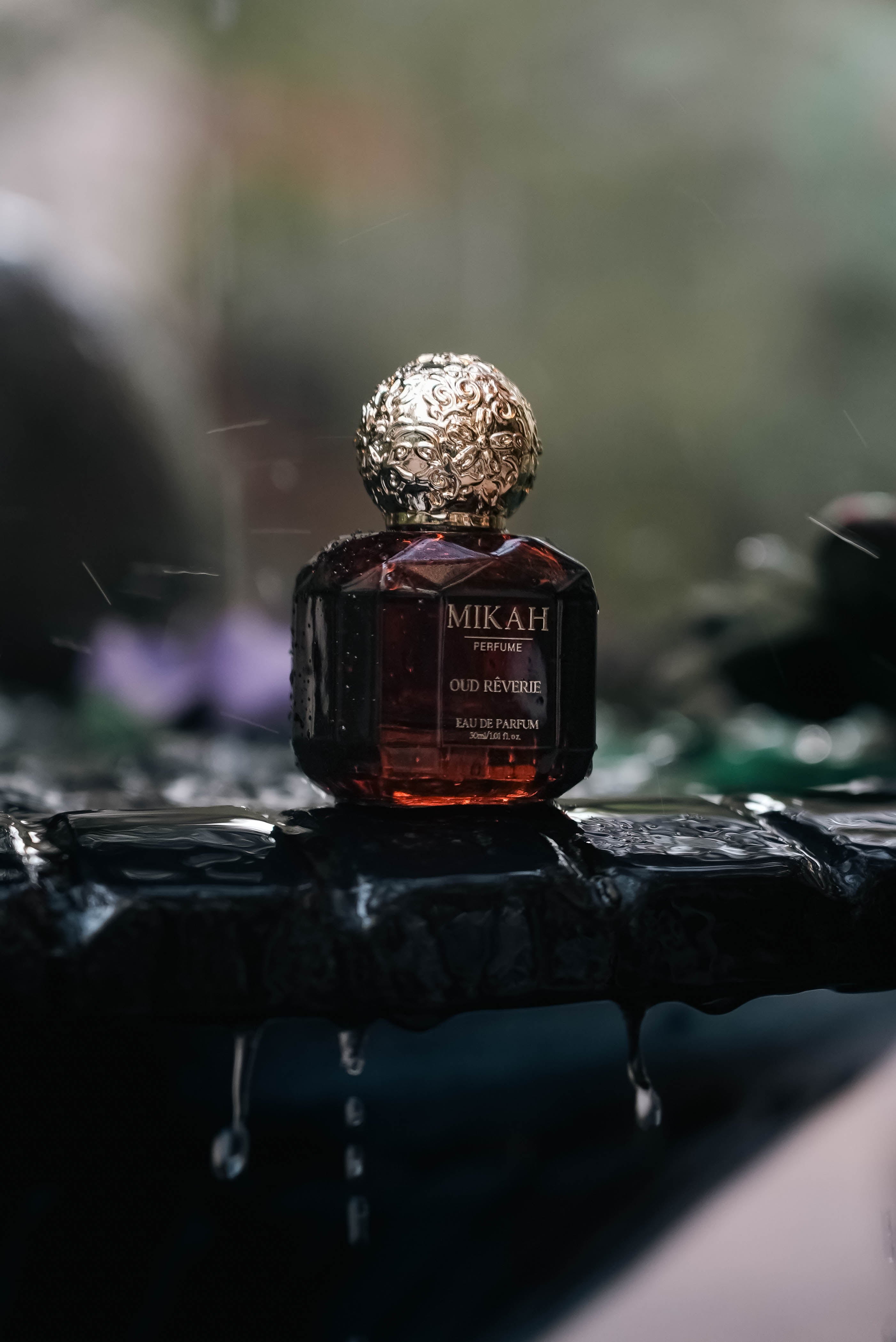 Elegant Oud Rêverie 30ml Bottle – Mikah Amsterdam Fragrance