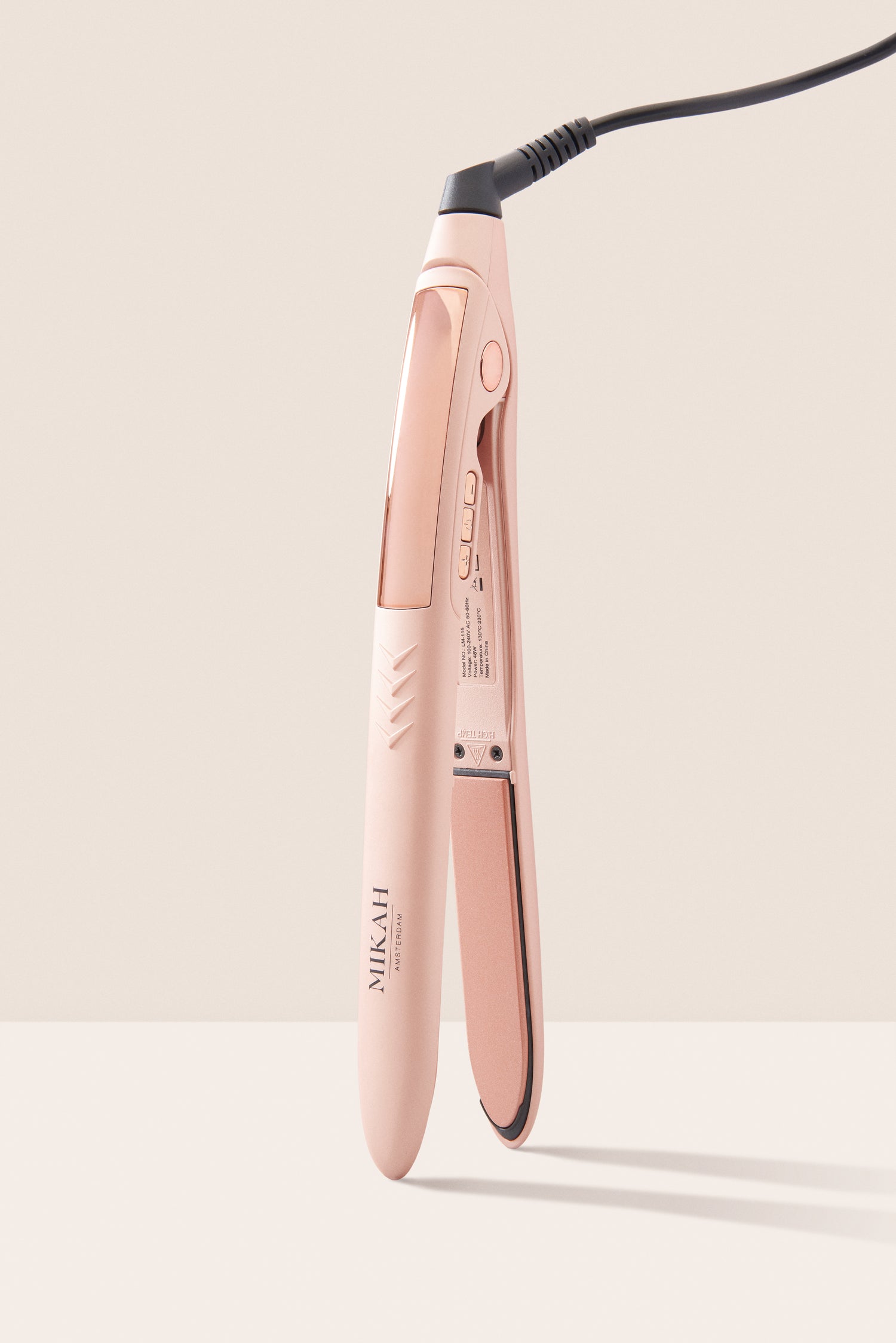 Mikah Professional Hair Straightener with Rotatable Cord and 2 Hair Clips