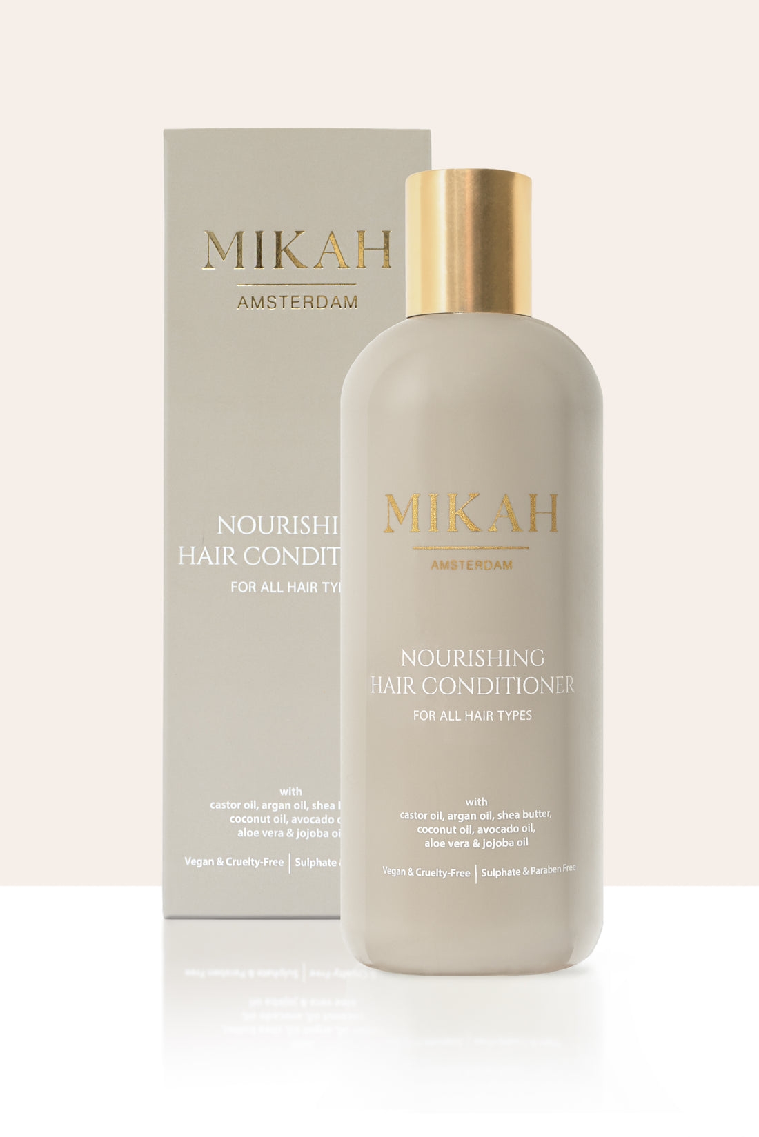 Mikah Conditioner for Healthy, Shiny, and Hydrated Hair with Packaging