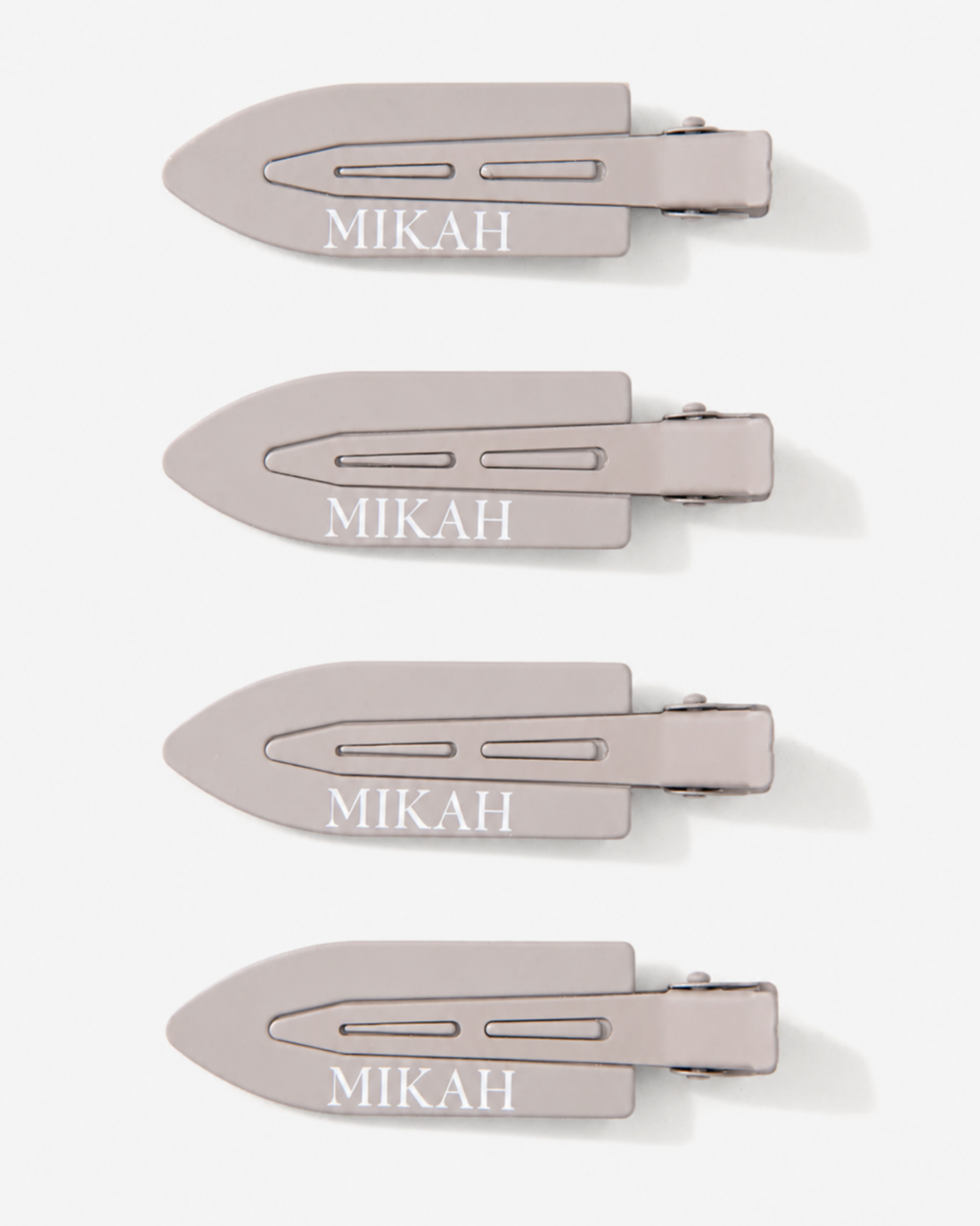MIKAH - No Bend Hair Clips Beige Edition