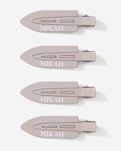 MIKAH - No Bend Hair Clips Beige Edition