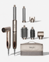 MIKAH 6-in-1 Air Styler with interchangeable styling attachments and storage case