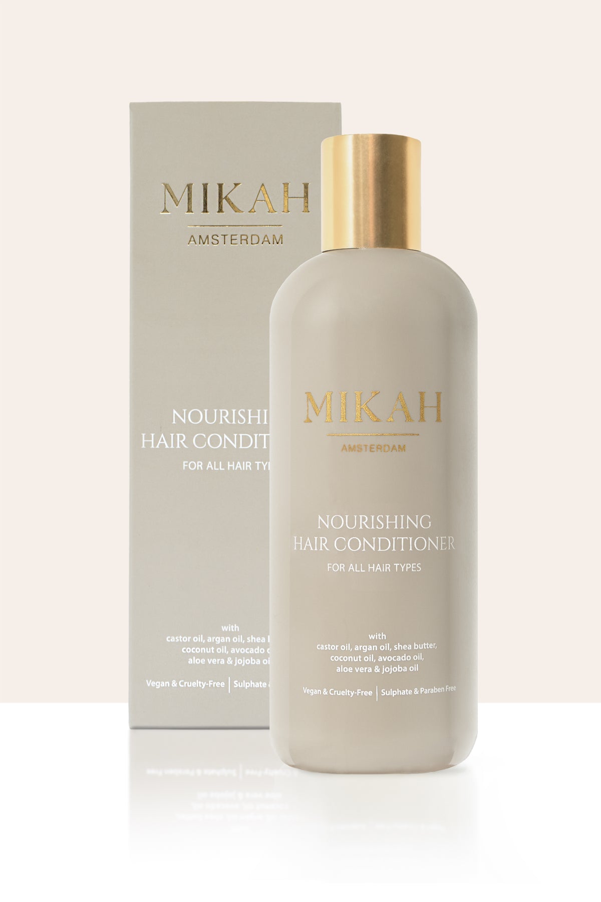 Mikah Conditioner for Healthy, Shiny, and Hydrated Hair with Packaging