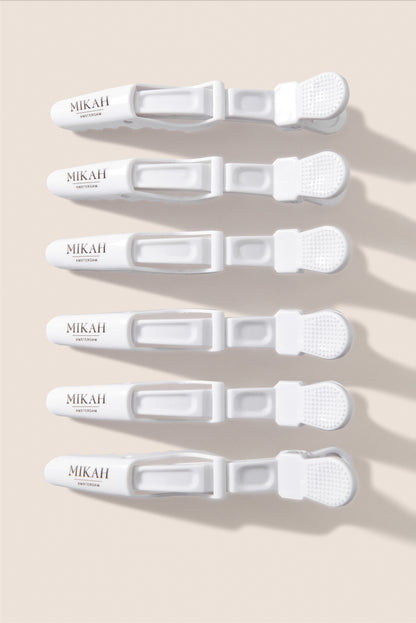 MIKAH Professional Hair Clips – set of 6